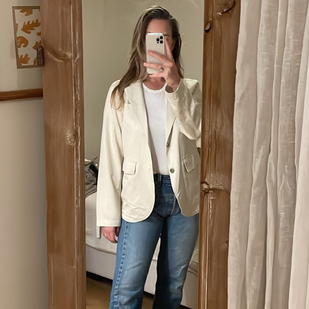 Buck Mason Women’s NWOT Ever Twill Two Button Blazer